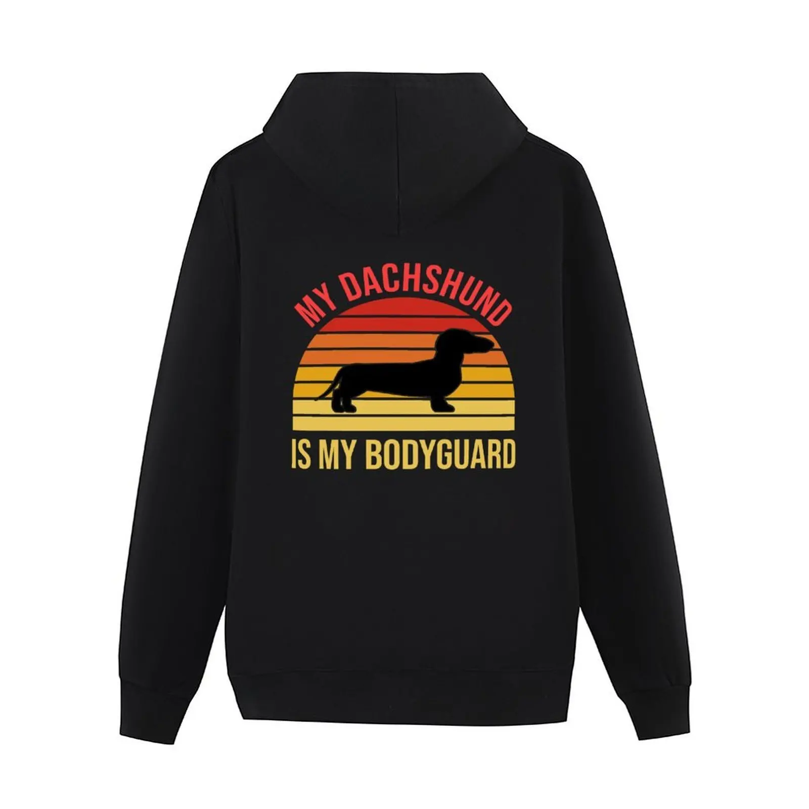 My Dachshund هو My Bodyguard هوديي الرجال قميص العرق مجموعة الكورية نمط ملابس رجالي مصمم ملابس رجالي ملابس الرجال هوديي