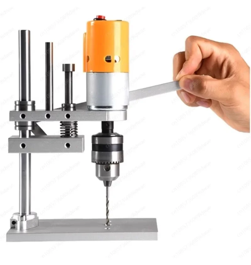 Benchtop Drill Press High Precision PCB Drilling Machine Woodworking Drilling Home DIY Desktop Mini Drill for Wooden Jade