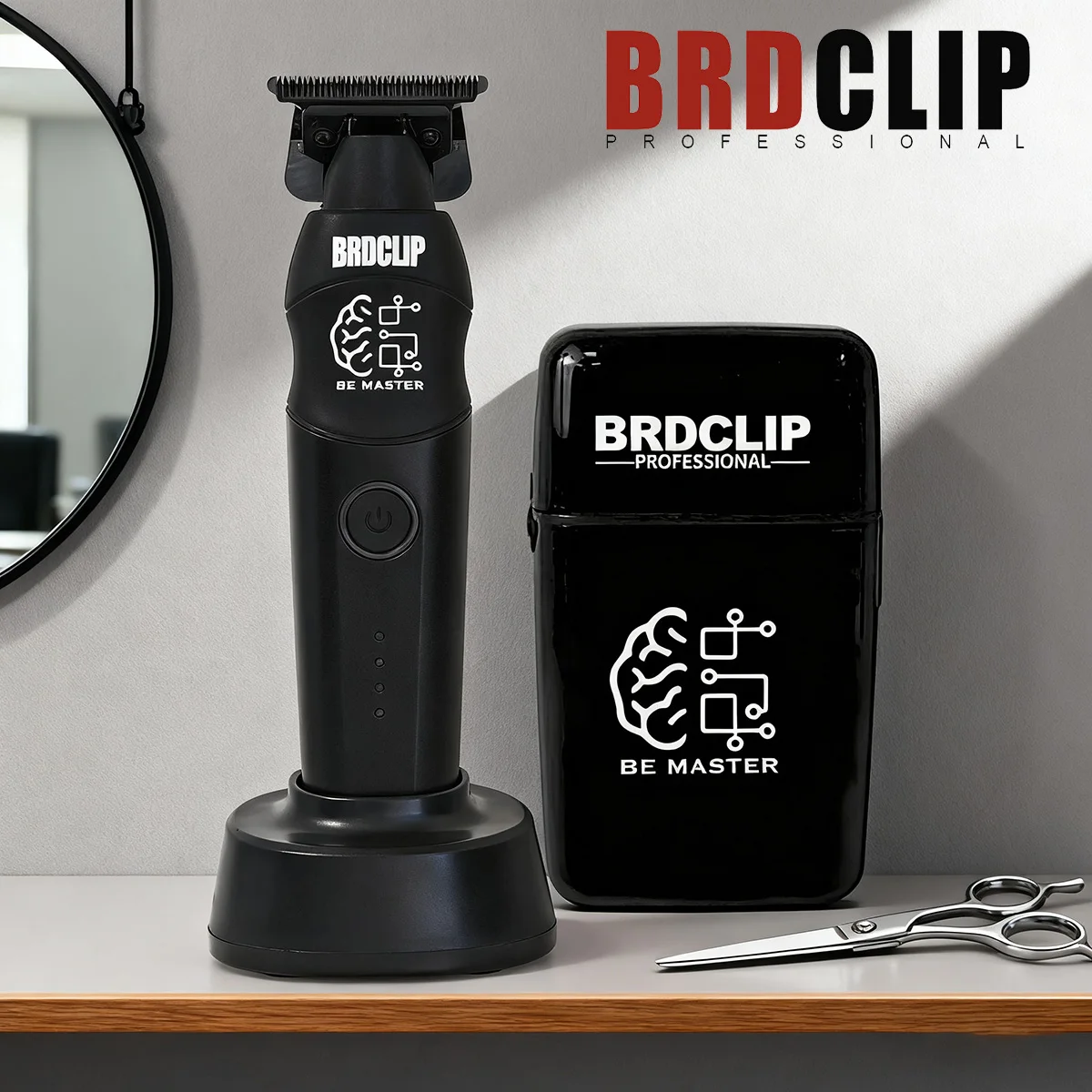 المهنية BRDCLIP TF-617 609 سبائك الزنك الجسم DLC شفرة صالون المنزل اللحية السوالف المتقلب الرجال الكهربائية الشعر المتقلب ماكينة حلاقة #1