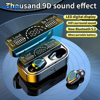 Wireless Bluetooth Headphones G28 TWs Waterproof Earbuds LED Digital Display Touch Control Heaset 9D HiFi Stereo Sound Earphones