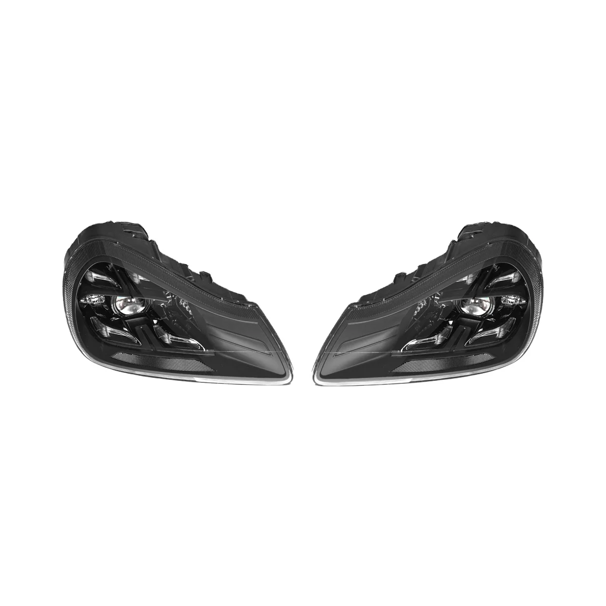 

KM High Quality 2008-2010 957 Headlight Upgrade to matrix Style Led Headlights for Cayenne 2007 2008 2009 957