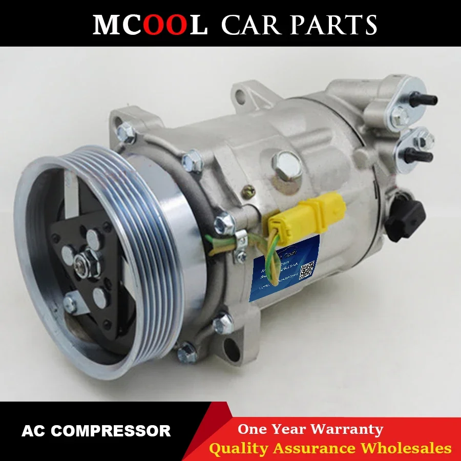 Auto AC Compressor for car Peugeot 407 607 Citroen C5 9656572180 6453XW 648720 9663315580 6453SH 9648138780 9660555480