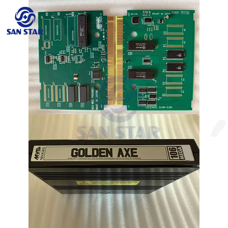 MVS NEO GEO GOLDEN AXE Retro Arcade Game COPY Cartridge Mainboard