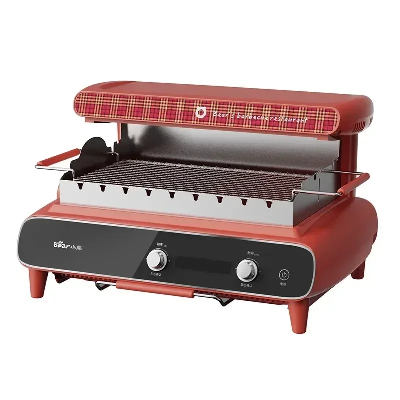 

Cross-borderElectric Barbecue Grill Kebab Barbecue Machine Household Smokeless Non-stick Pan Infrared Heating Can Be Adjusted Re