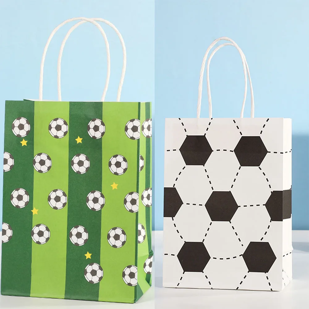 

10-50pcs Soccer Ball Treat Bags Football Party Favor Gift Bags Kids Soccer Theme Games Day Sport Goody Bags Birthday Party Decor