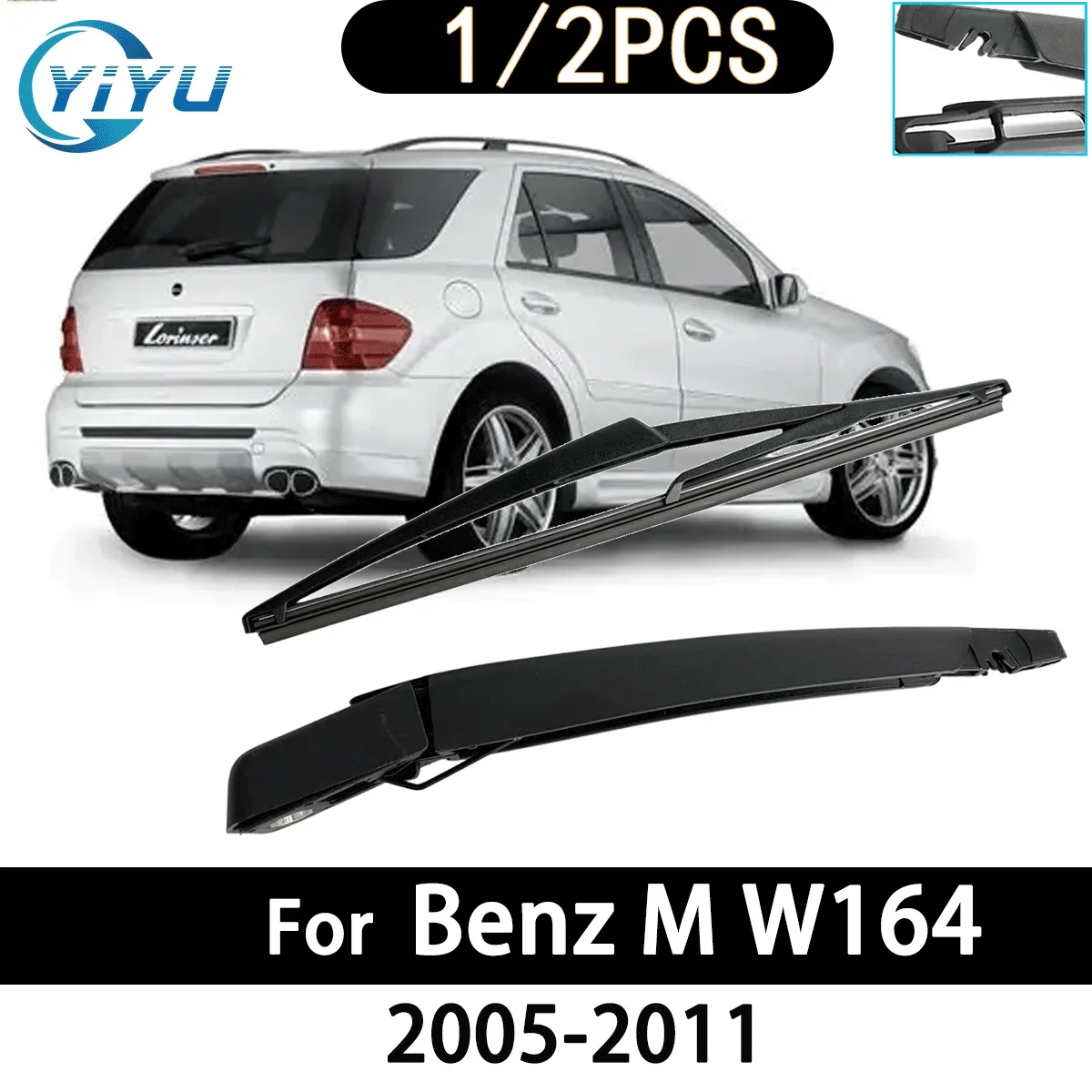 

1/2PCS Car Rear Windscreen Wiper Arm Wiper Blade for Benz M W164 2005-2011 Car Accessories Accsesories