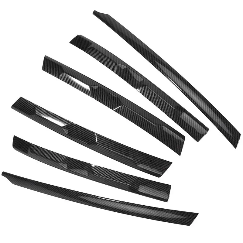 

A82U-LHD For Tiguan L 2017-2021 Front Bumper Mesh Center Grille Grill Moulding Strips Cover Trim