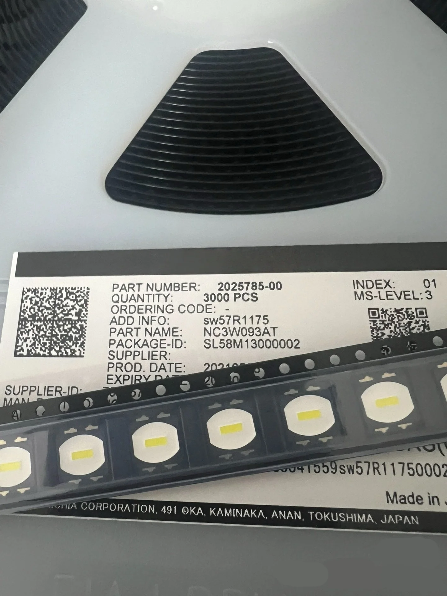 

For NICHIA LED lamp beads for cars Model: NC3W093AT 3 Chip version