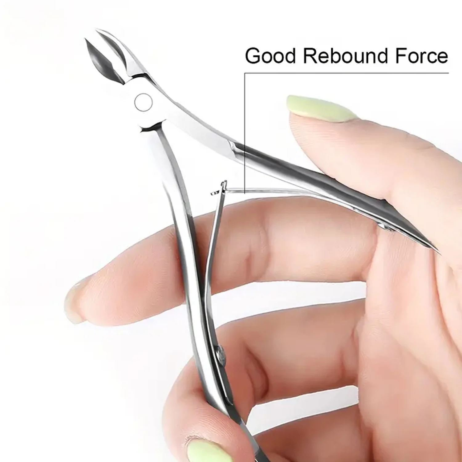 Stainless Steel Nail Cuticle Scissors Set With Dead Skin Pusher,Manicure Pedicure Tool, UV Polish Gel Remover Tool For Nail Care