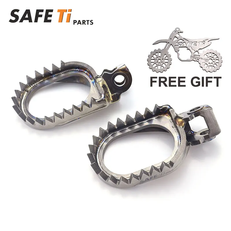 For KTM 65 SX Motorcycle Dirt Bike Foot Rest Peg Pedal Titanium Alloy Footpegs Motorcycle Accessories