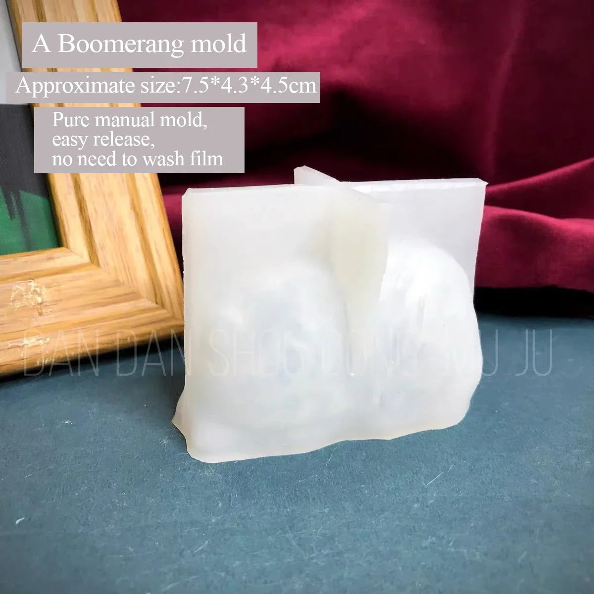 Silicone Mold for Aromatherapy Plaster, Three-Dimensional Mold, Cute Pomeranian Dog, Grinding Tools, Handmade Plaster, DIY
