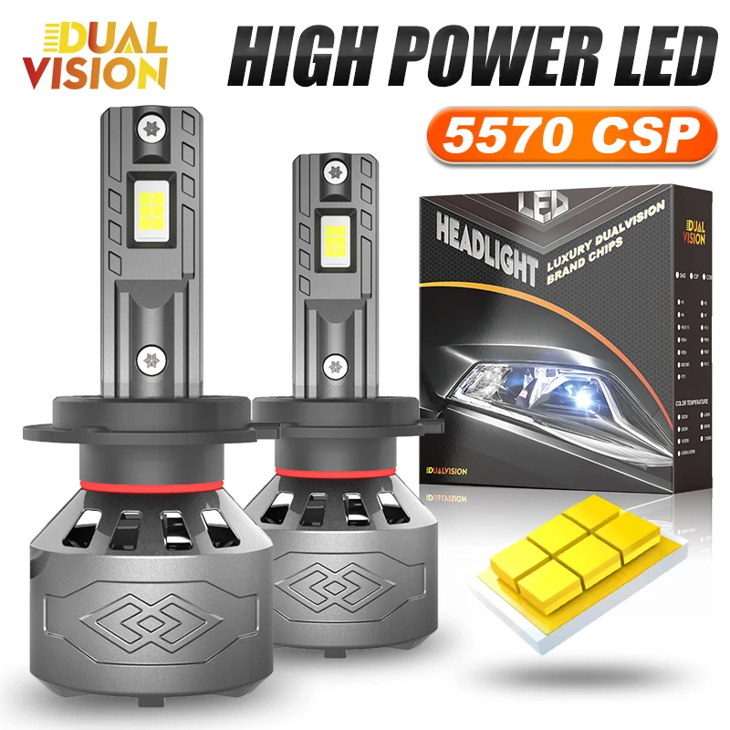 

H7 Led Headlights car Light H1 H3 H4 Plug and Play High Power H11 H8 H9 HB3 HB4 9005 9006 9012 HIR2 880 Bulbs For Fog Lamps 12V