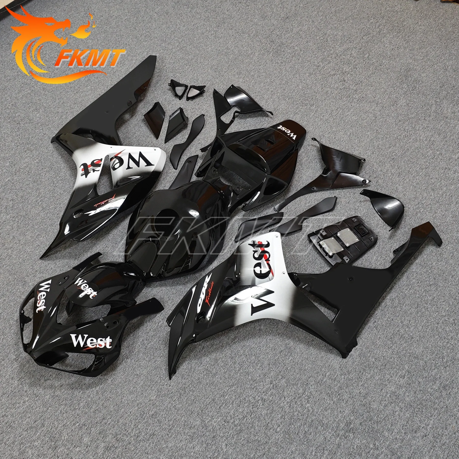 For Honda CBR1000RR CBR 1000RR 1000 CBR1000 RR 2006 2007 Cowl Plastic Body Fairing Kit Bodywork Injection Orange White Red Black view 2