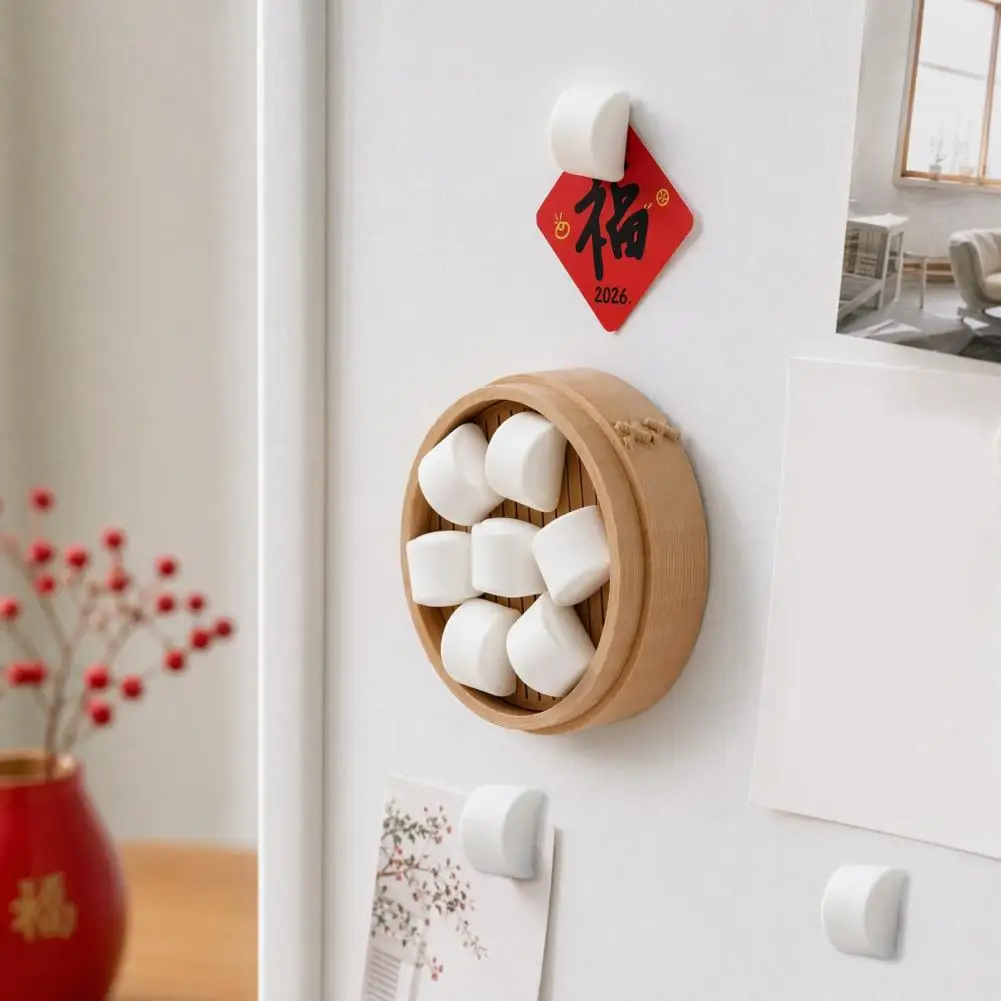 Decorative Fridge Magnets Small Fridge Magnets 3d Miniature Food Refrigerator Magnets Decorative Egg Tray for Whiteboard