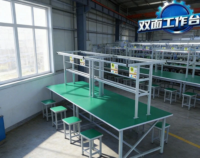 Workshop workbench Double-sided workbench Packing table Anti-static workbench Packing table Factory anti-static work table