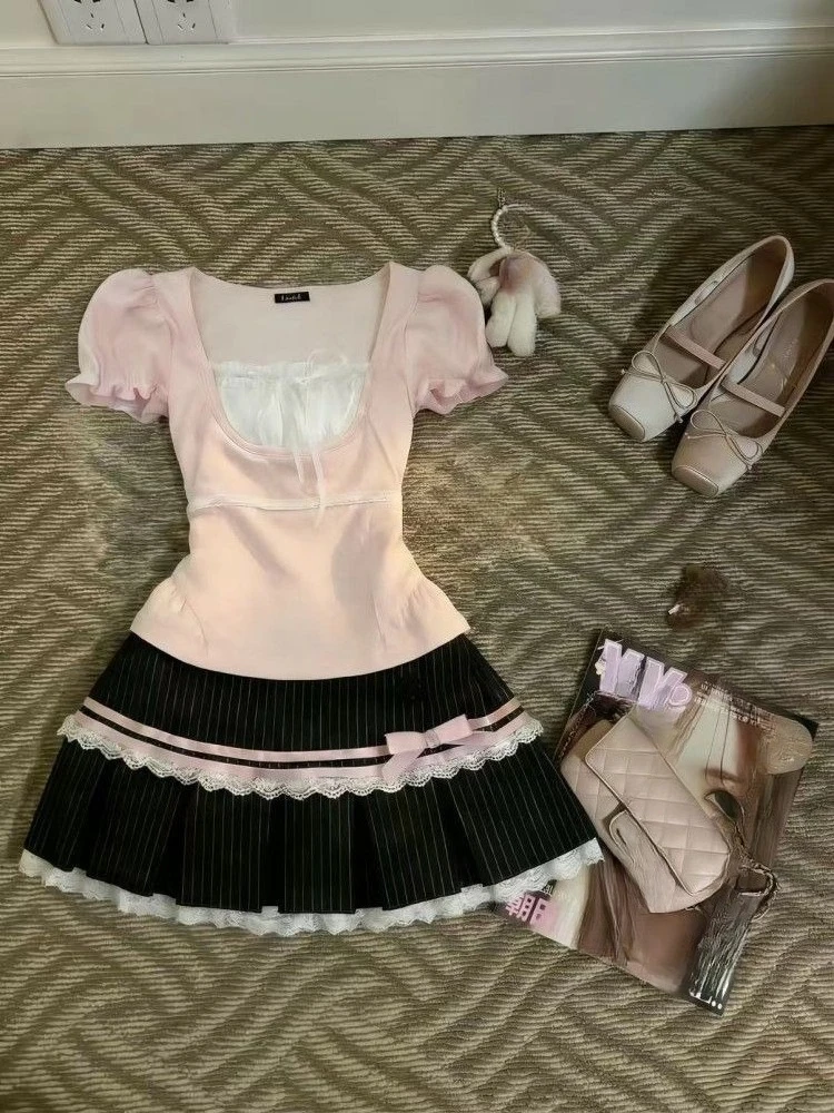 Ensembles de jupes 2 pièces Y2 - Summer Alt Clothing avis et prix