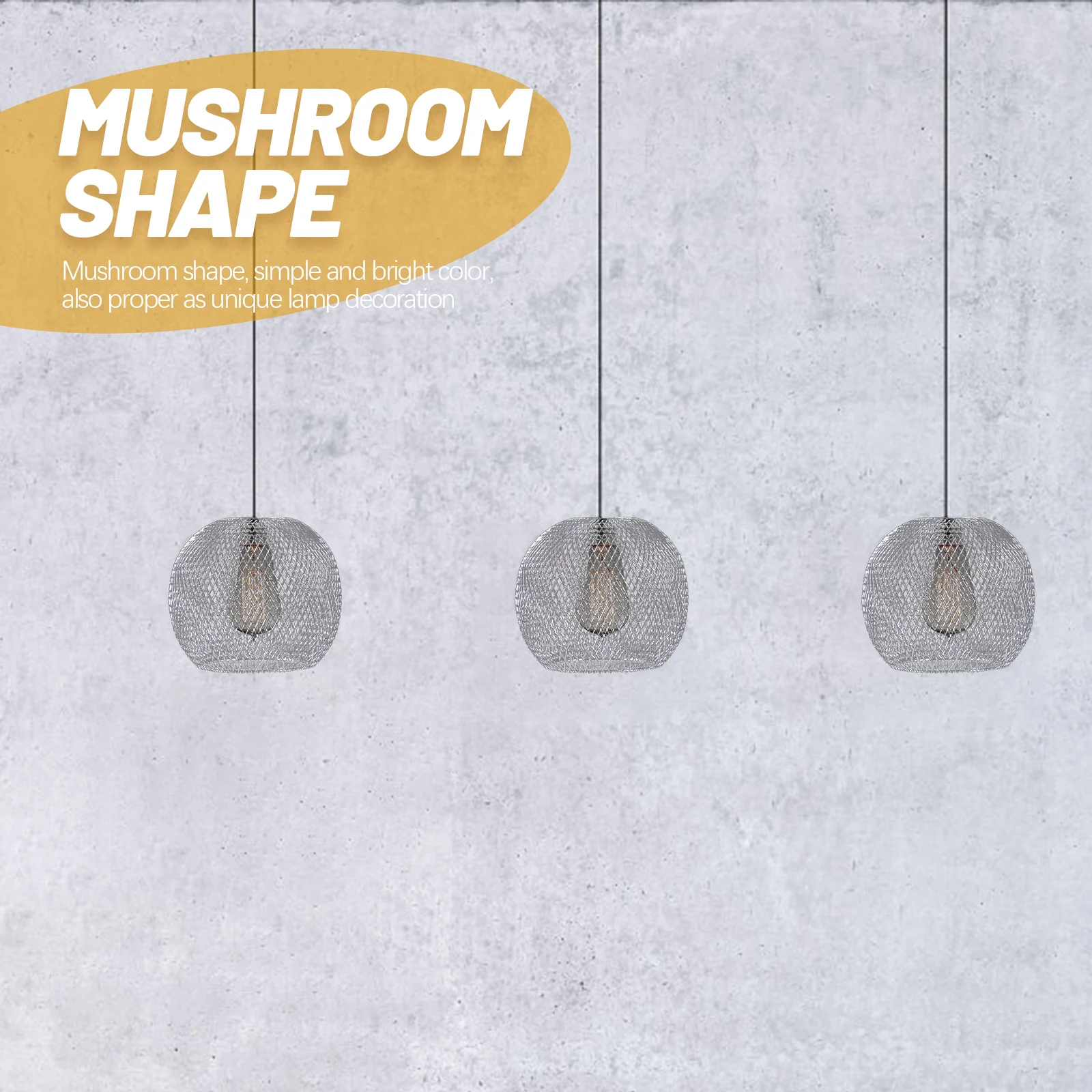 

Handmade Woven Pendant Shade Iron Hollow Out Design Soft Lighting Decorative Lamp Cover For Bedroom Dining Room Kitchen