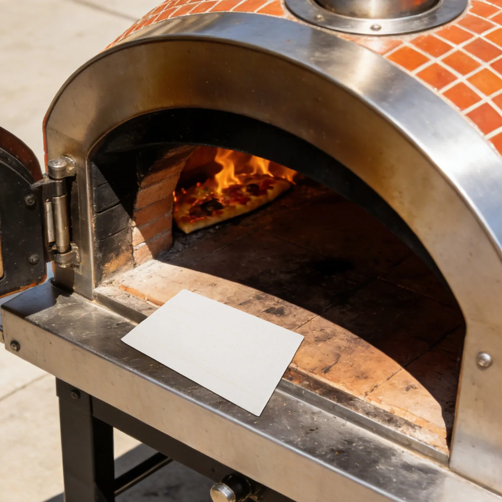 2 Piezas de Paneles Aislantes de Fibra Cerámica Resistentes al Fuego y a Altas Temperaturas para Horno de Pizza, Chimenea y Estufa