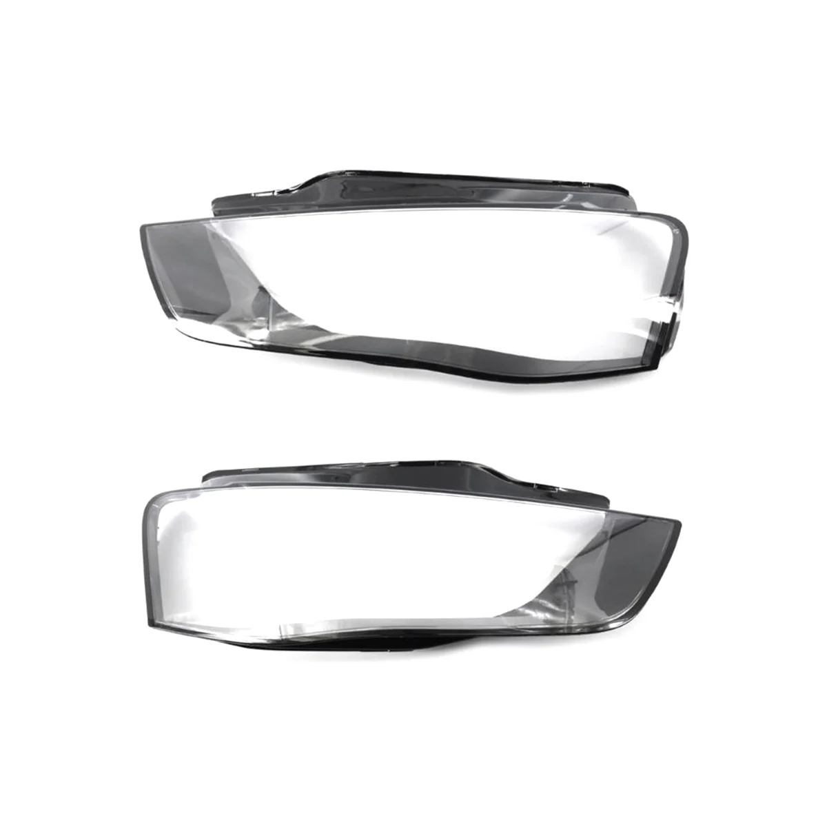 1Pair Headlight Cover Headlight Clear Lens Shell Lampshade Cover for A4 B8 Facelift 2012-2016 8K0941043