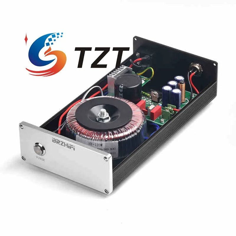 TZT BRZHIFI AC110V/AC220V 120W DC 선형 전원 공급 장치 조정 전원 공급 장치 디스플레이가 없는 DC12V 출력