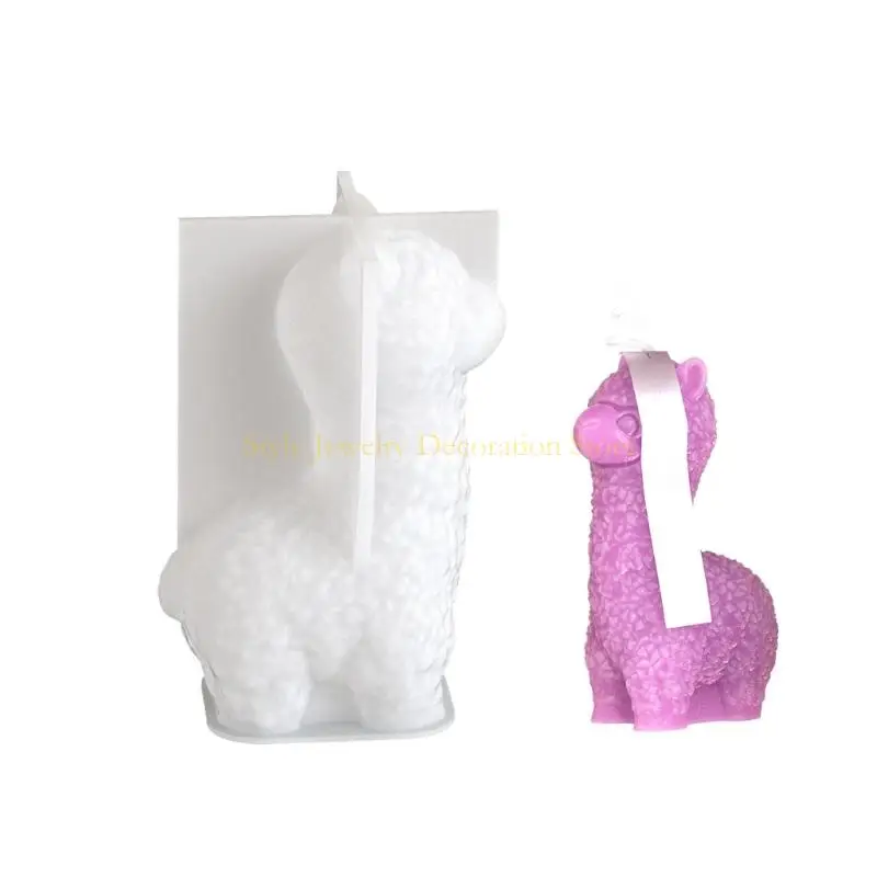 

D46E Practical Silicone Mould Accessory for Making Alpacas Holders Great for Personalize Styles and Decorations