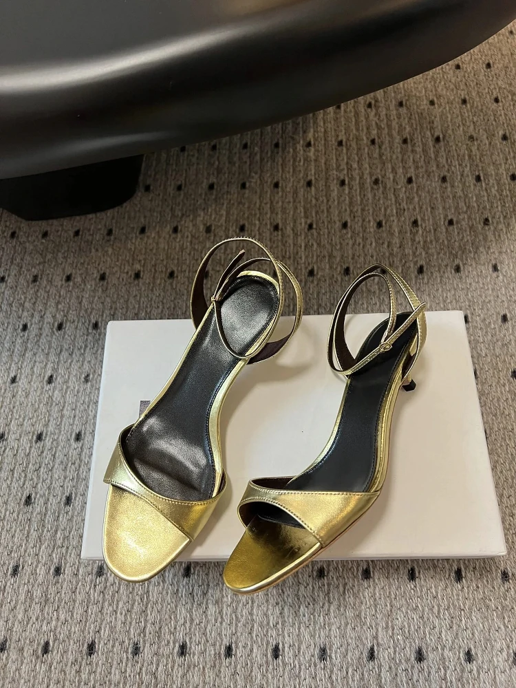 

Женские сандалии с открытым носком и пряжкой на ремешке, модные женские туфли-лодочки с открытой пяткой, летние уличные туфли на низком каблуке, Zapatos Mujer