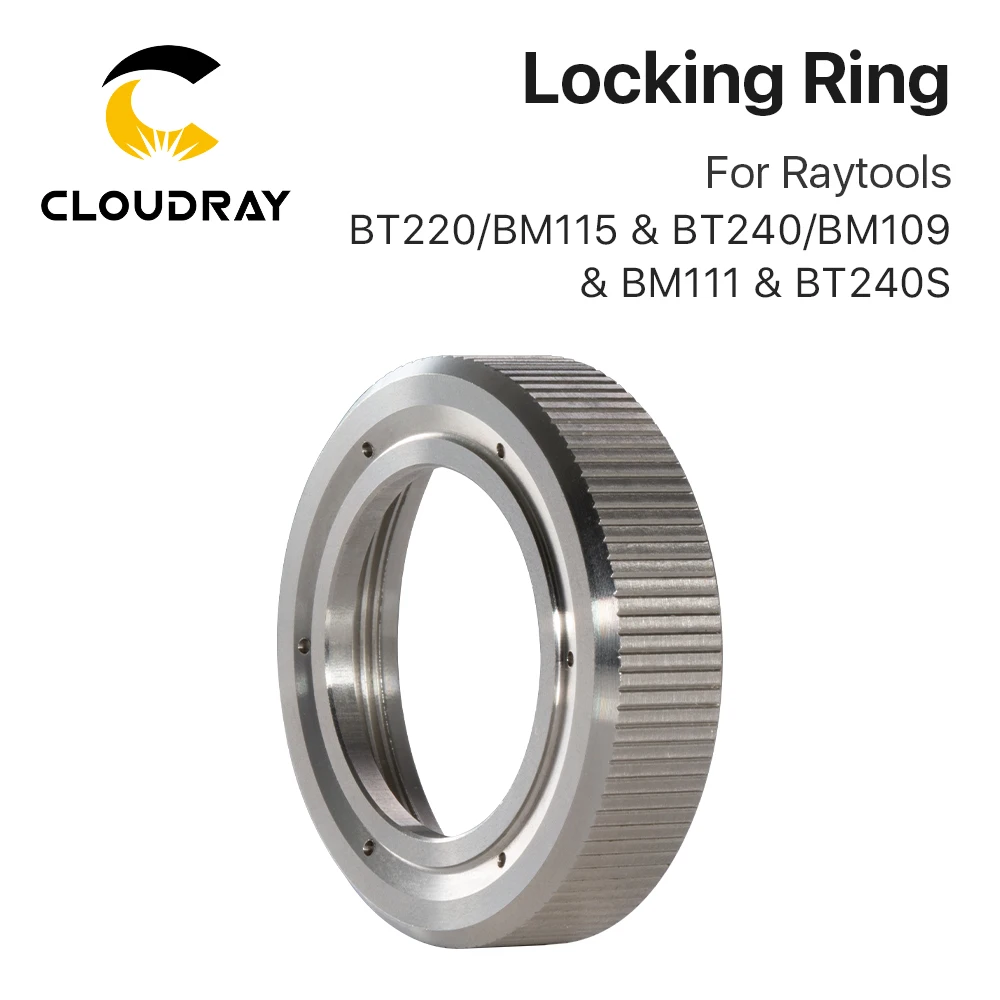 Cloudray Raytools Fasten Ring For Fiber Laser Cutting Head BT240/BT240S/BM111 Nozzle Connection Part for Raytools Laser Head