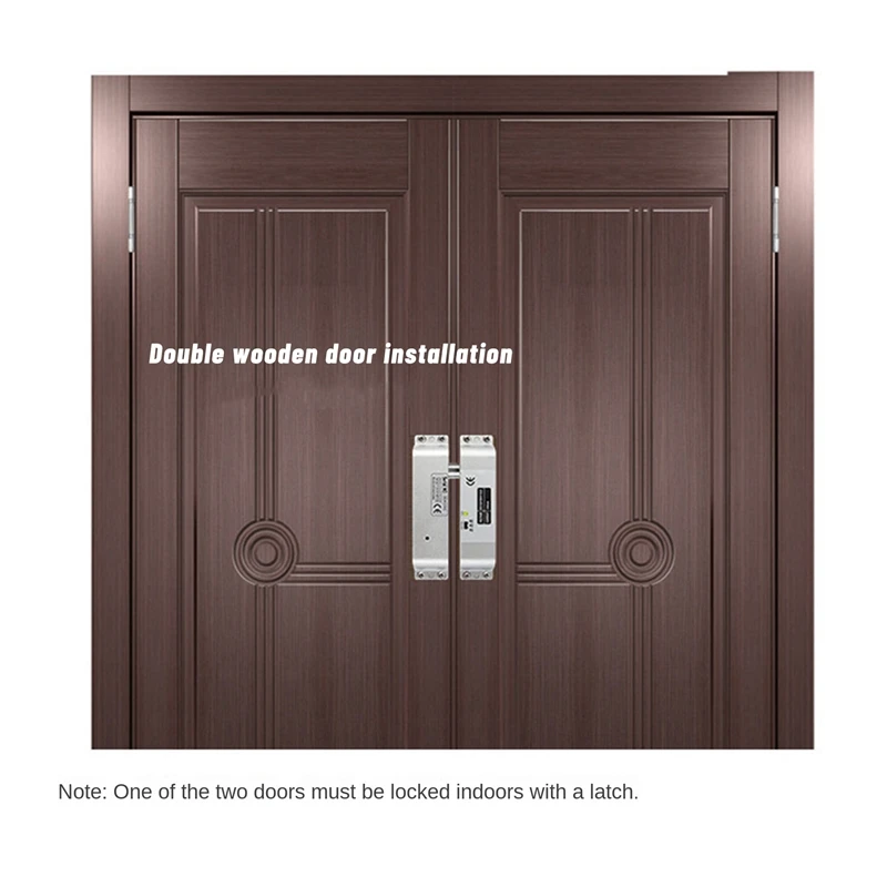 ที่คล้องประตูไฟฟ้าแบบหล่น4สาย DC12V ไฟฟ้าล็อคร่องล็อคประตูไม้ล็อคประตู lron