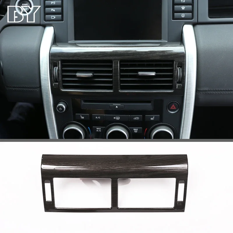 

1 Pcs For Land Rover Discovery Sport 2015-2017 Center Control AC Outlet Vent Frame Cover Trim Stickers Car Accessories ABS