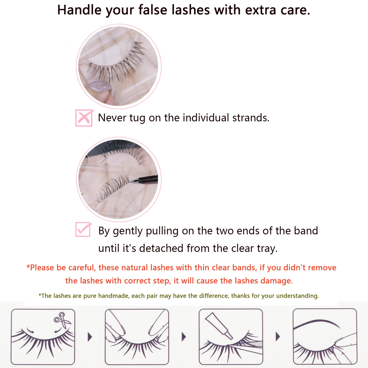 5 Pairs Manga Lashes Natural Lashes Soft False Eyelashes Little Devil Lashes Anime Lashes Full Strip Lashes Band Eyelash Makeup