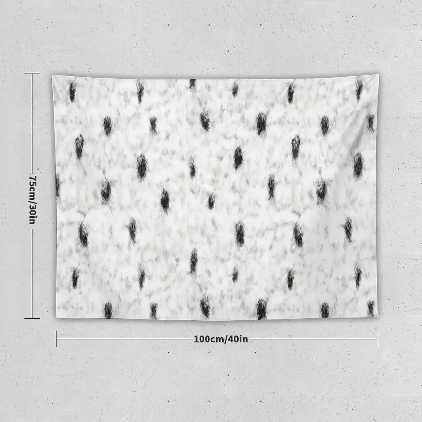 Little Princess | Faux Fur Ermine | Colsplay | Black + White Tapestry House Decor Tapete For The Wall Tapestry