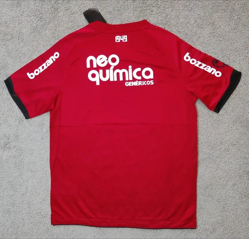 

Corinthians Classic sportswear Retro Red Away Football Jersey, Large Size L for Men and Women's T-shirt Short Sleeve Streetwear