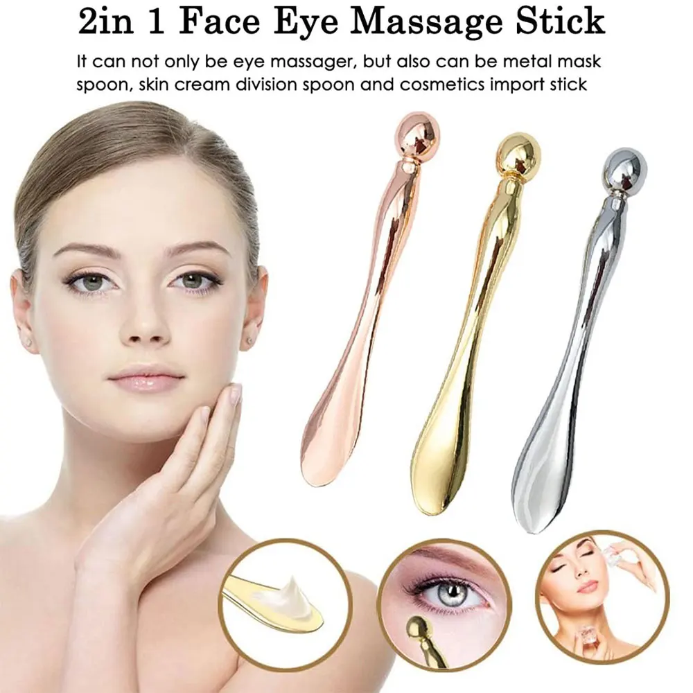 Sleep Eye Massager, Mask Spoon DIY Eye Cream Scooping Massage Stick Beauty Tools, Anti-Aging, Anti-Wrinkle, Soothing Eye Fatigue