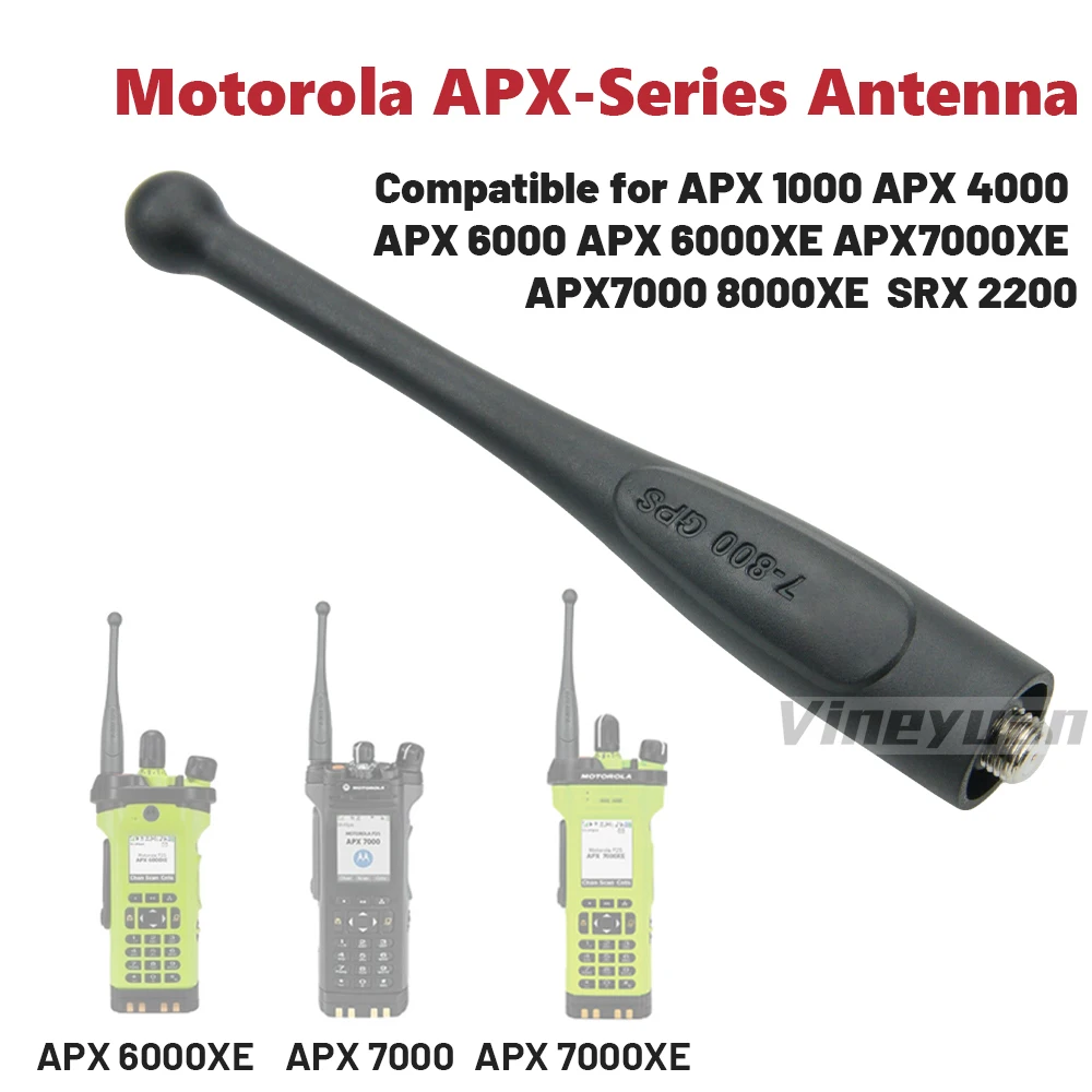 10 szt. Antena 7-800MHz z GPS NAR6595A dla Motorola APX 1000 APX 4000 APX 6000 APX 6000XE APX 7000 APX 8000XE Stubby antena