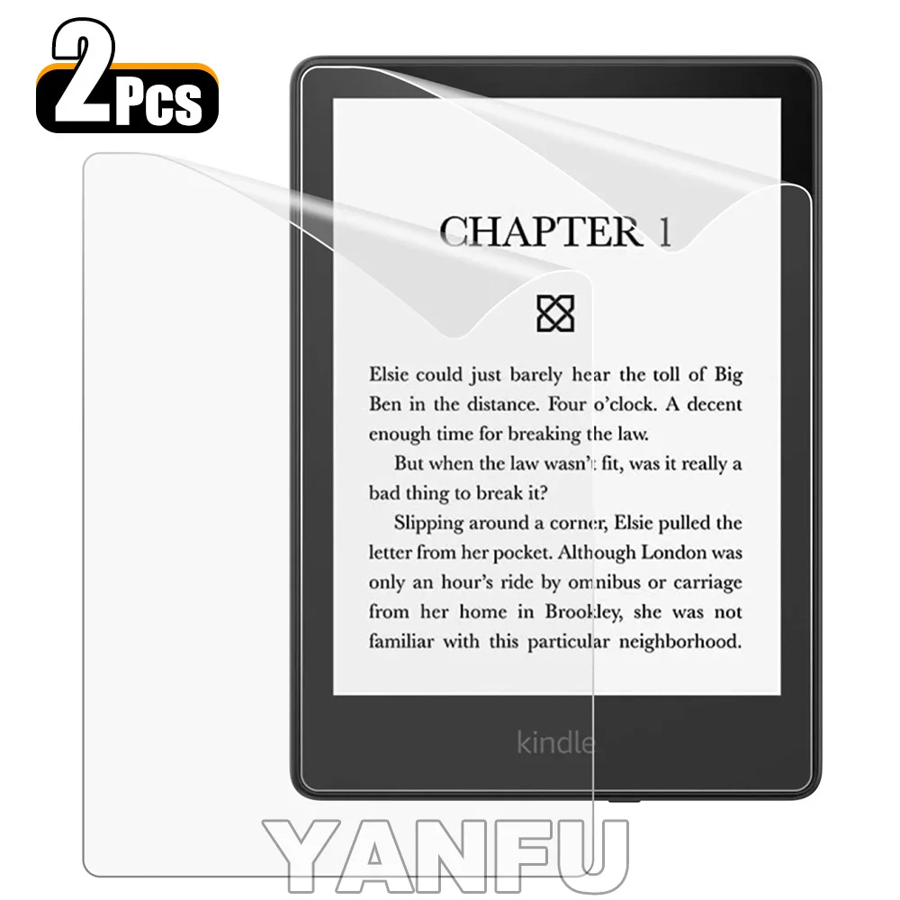 2pcs Screen Protector For Kindle Paperwhite 11th Generation 2021 PET 6.8 Inch Kindle Paperwhite Protective Clear Film