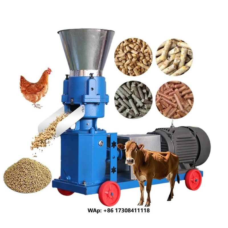 High Efficiency 500kg/h Electric Animal Feed Pellet Mill Poultry Chicken Feed Making Machine