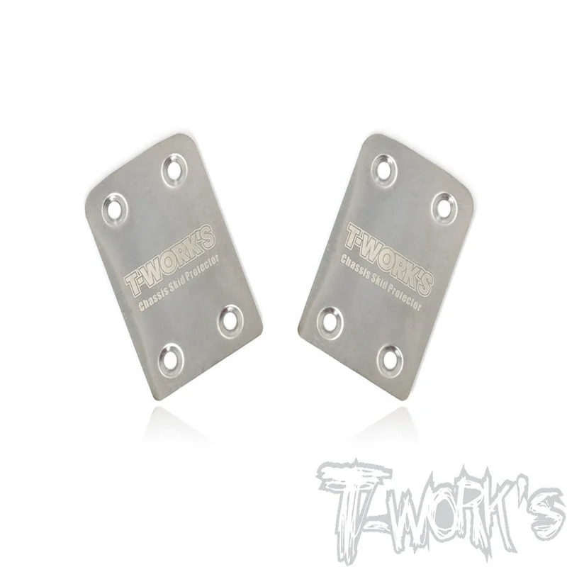 

Original T works TO-220-410 Stainless Steel Rear Chassis Skid Protector ( Tekno EB410/ET410/EB410.2 ) 2pcs. Rc part