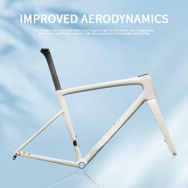 2025 جديد SL8 Dongli T1100 يندبروف إطار من ألياف الكربون تصميم مكبح قرصي تخصيص اللون إطار خفيف للغاية إطار دراجة