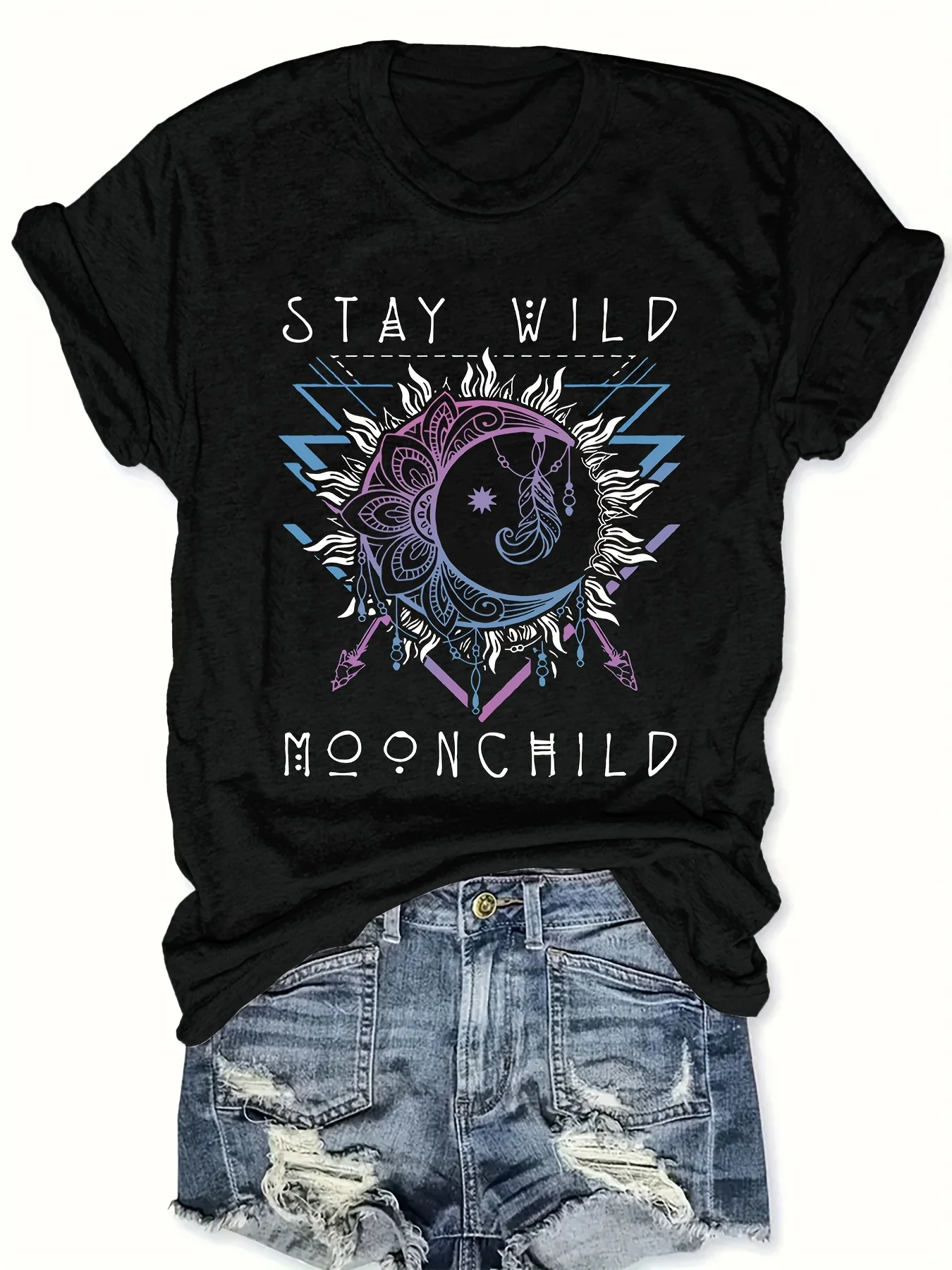 Letter-printed Crew Neck T-shirt, Casual Short-sleeved Spring and Summer Top, The Same for Men and Women, Crew Neck Pure Cotton Large-size Short-sleeved T-shirt