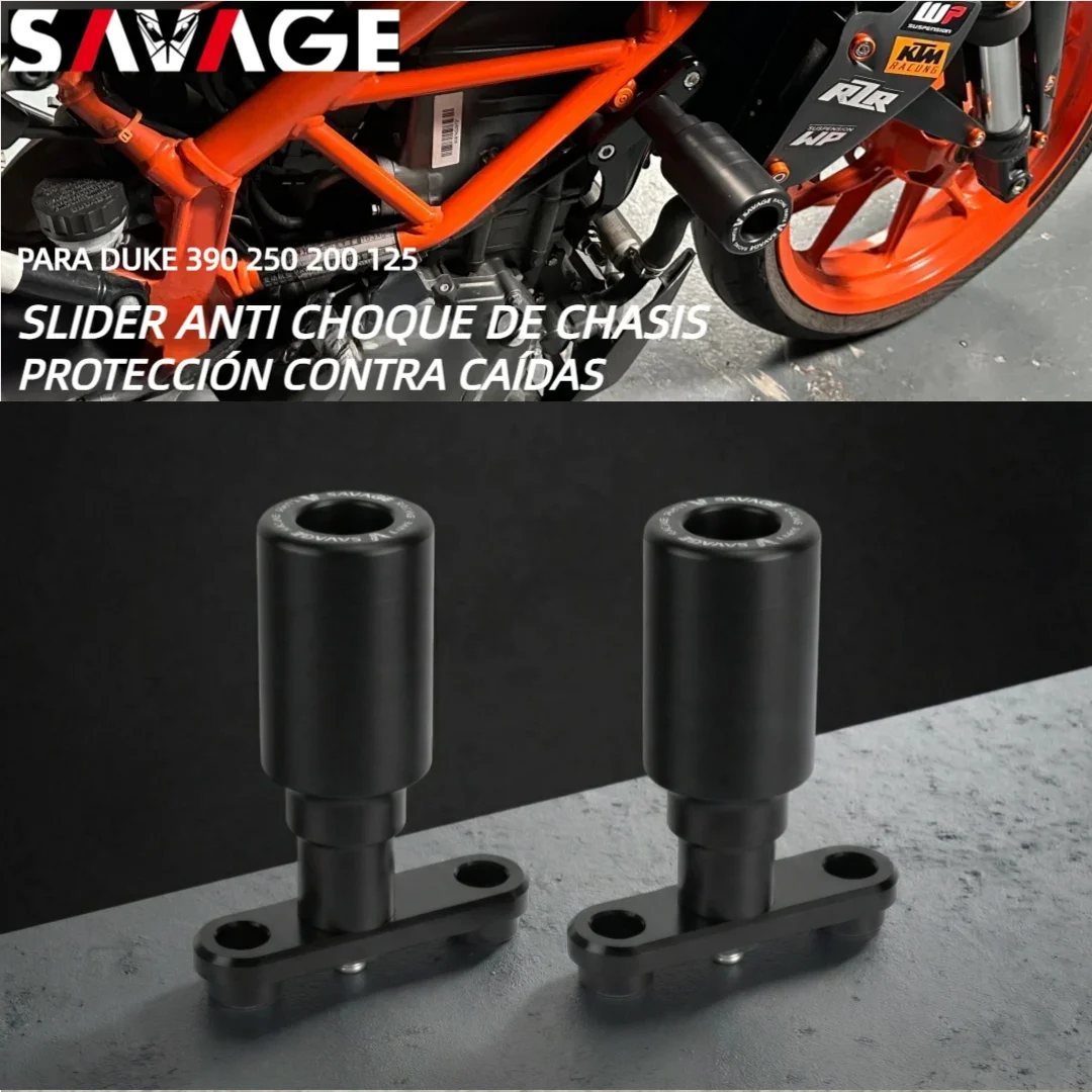 SAVAGE Protector Anti-Choc de Chasis para DUKE 390/250/200/125 - Garde-Moteur y Carenado de Moto