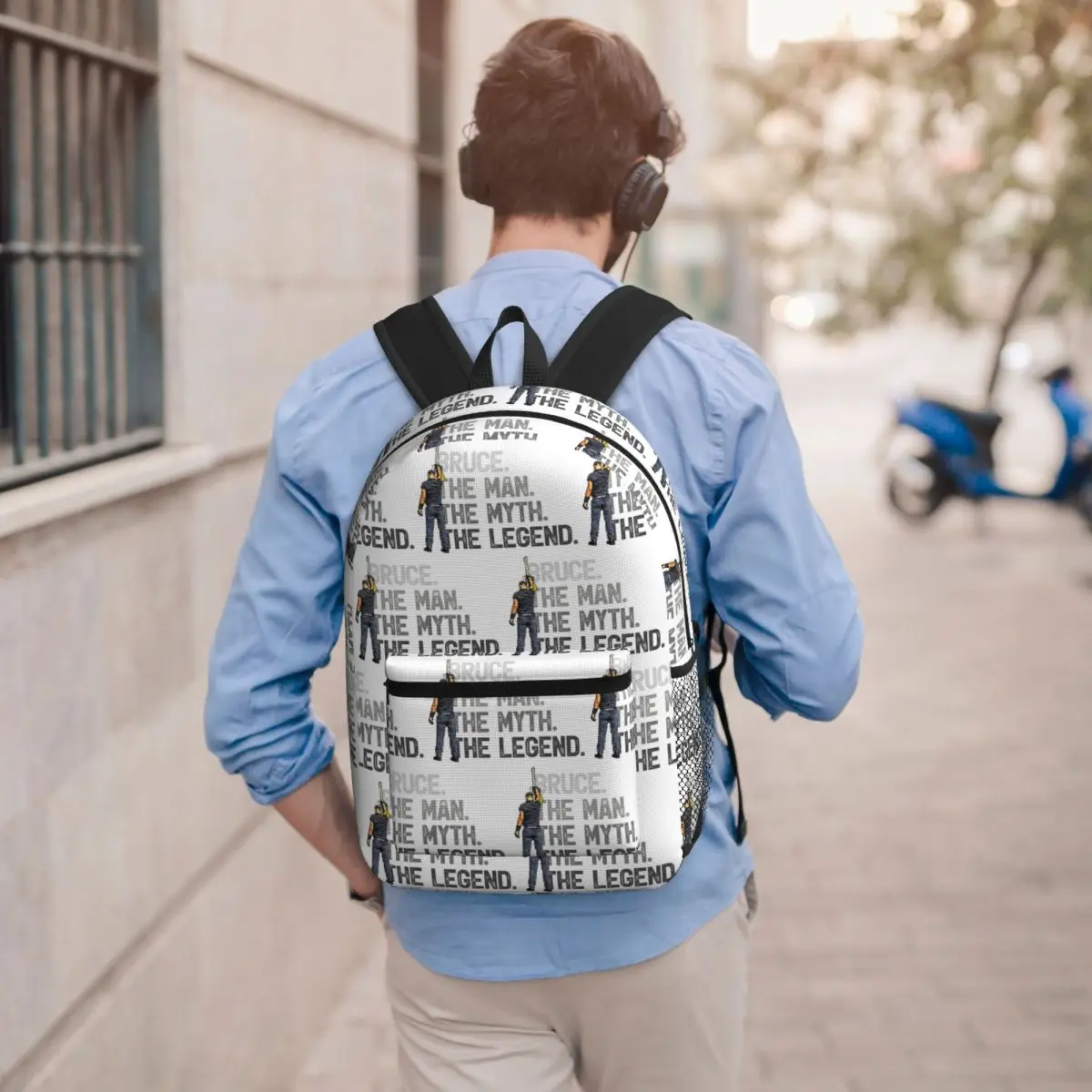 Bruce Springsteen Student Backpack School Bag Hiking Travel Daypack for Men Women Bookbag Shoulder Bags
