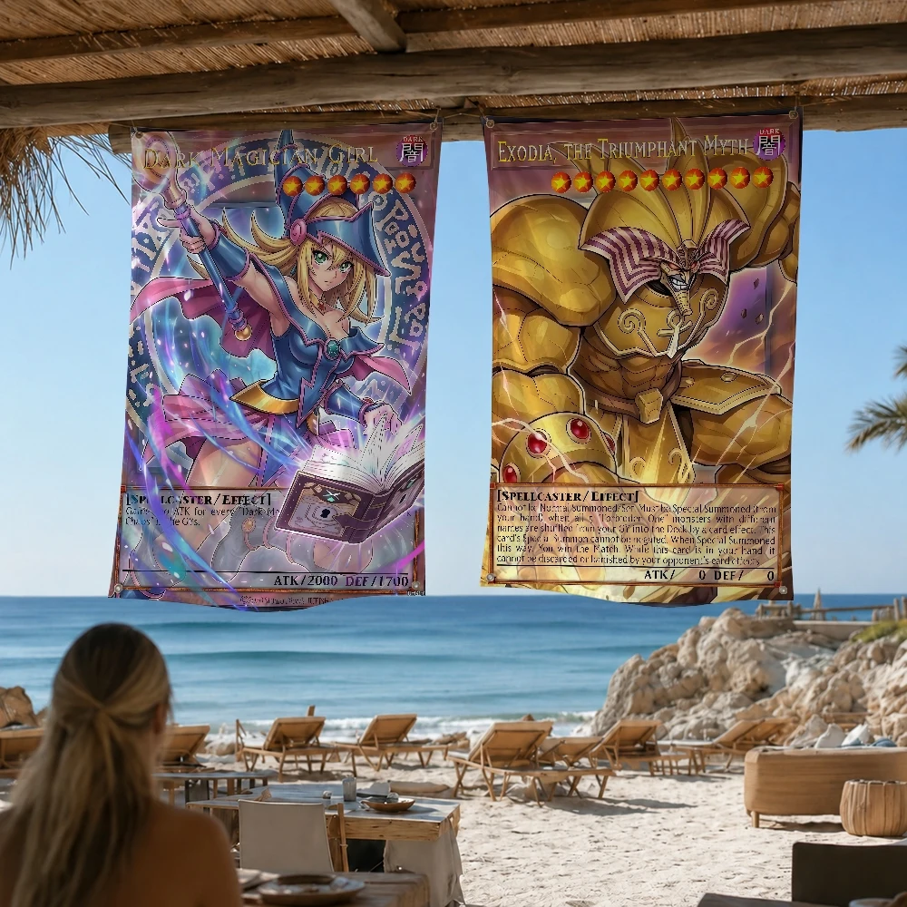 Y-Yu-Gi-Oh Anime Game Outdoor Flag for Home Camping Party Club Decor Garden Yard Wall Hanging Banner