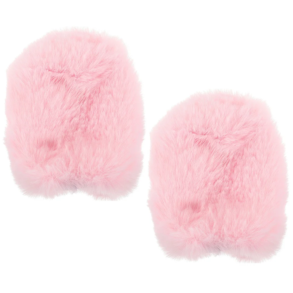 

2pcs Microphone Windscreen Muff Furry Wind Cover For Outdoor Recording Mic Wind Shield Pop Filter Live Streaming Supply Reusable