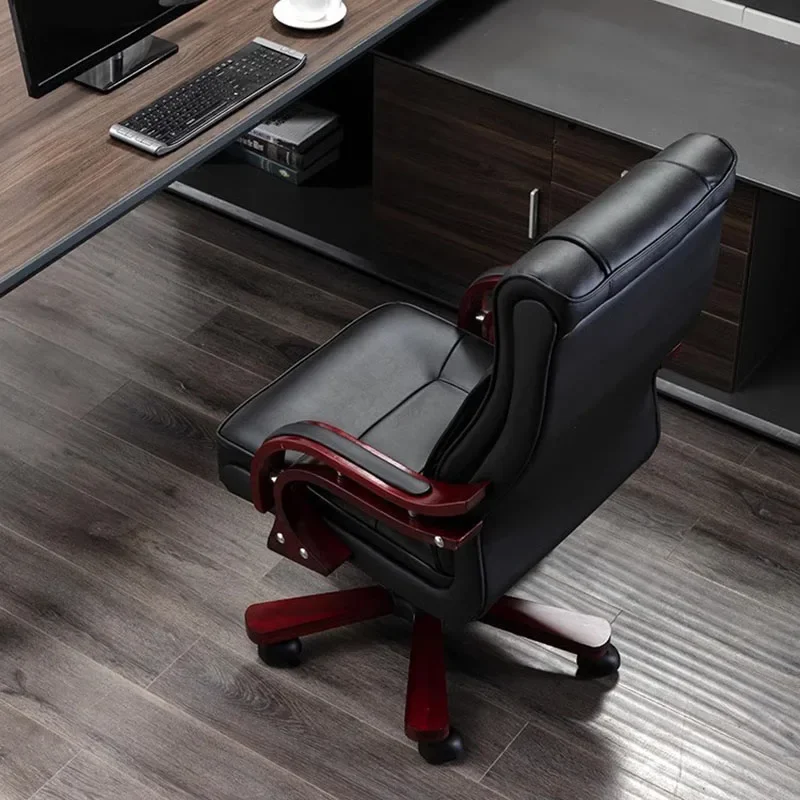 Krzesła biurowe do salonu Gaming Executive Designer Work Study Leather Vanity Krzesło do pracy na komputerze Wygodne meble dla graczy Cadeira