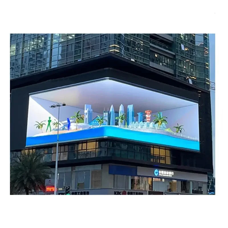 Top Selling Outdoor Advertising 3d Led Screen Display Outside Building Commercial Digital Billboard