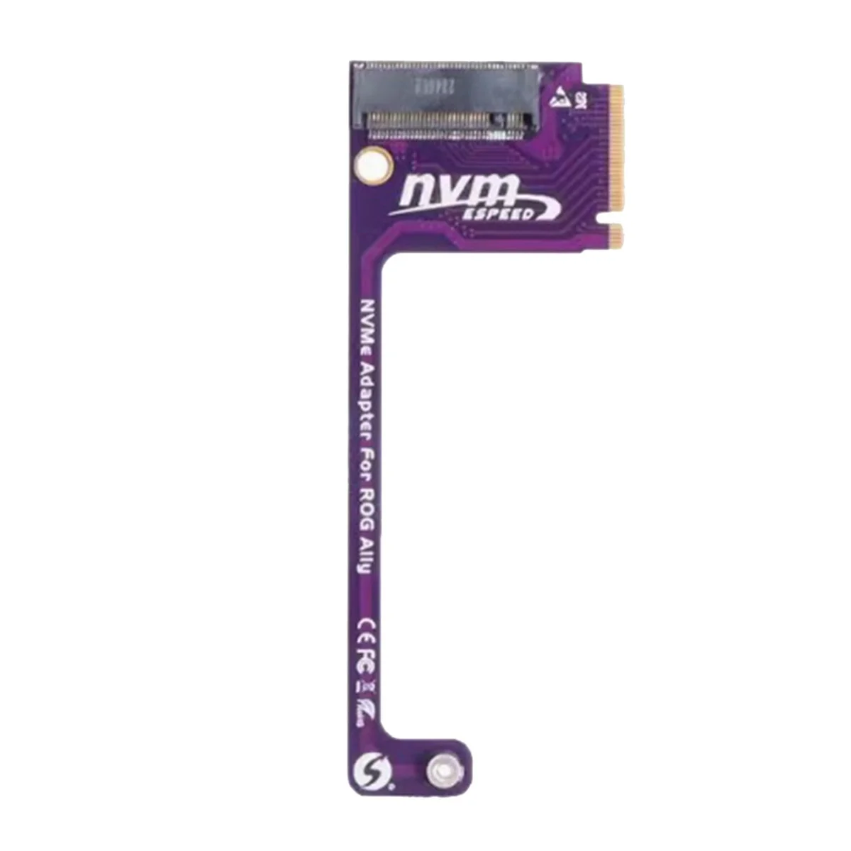 For Asus Rog Ally M.2 NVME Transfer Card 2230 to 2280 NVME 90° M2 Adapter Card for Rog Ally Modified Game Accessories