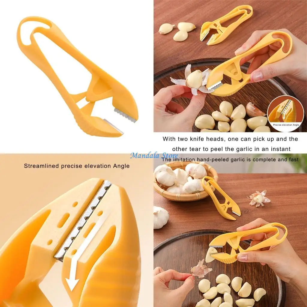 

U2JC Stainless Steel Garlic Peelers Tool Garlic Peeling Tool For Easy Vegetable Preps