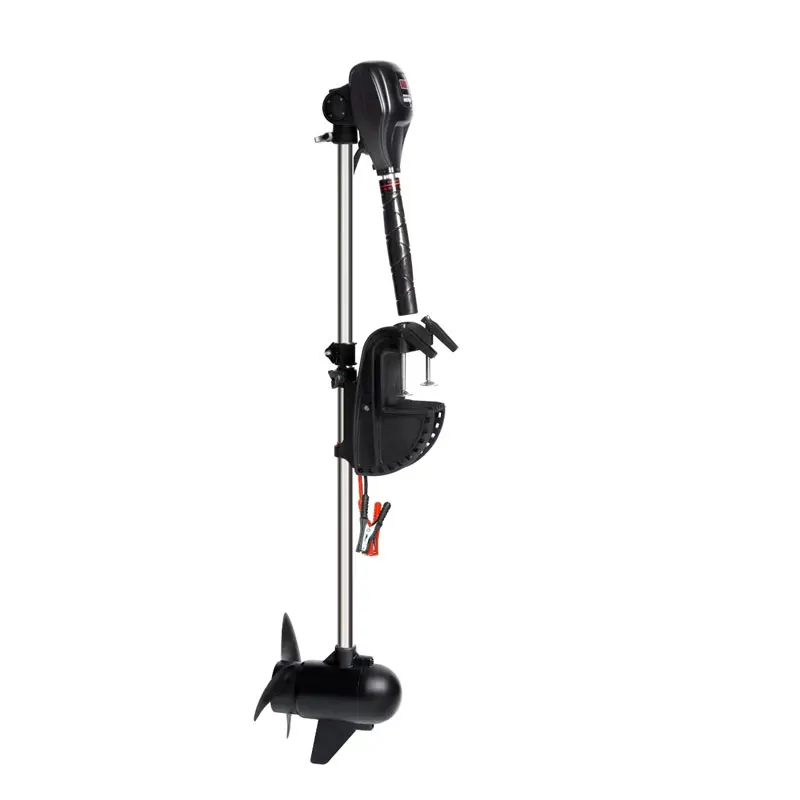 Quick Delivery Clamp Bracket Mounted Trolling Electric Outboard Motor 420W DC12V with LED Battery Indicator for Kayak,fish Boat