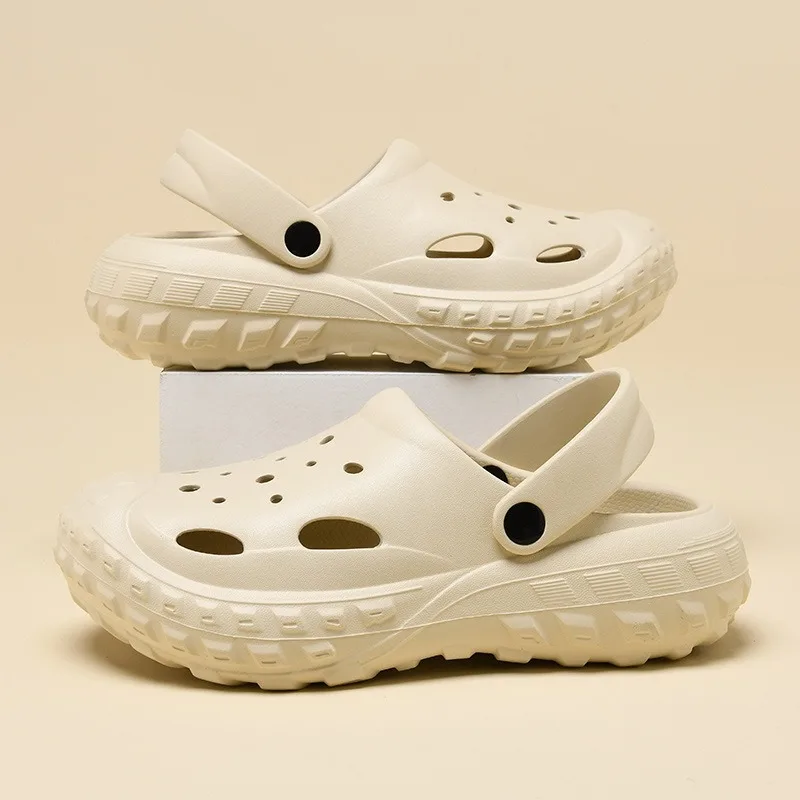 Ladies Wear Thick-soled Non-slip Closed-toe Sandals in Summer Anti-odor Durable Breathable Beach Sandals