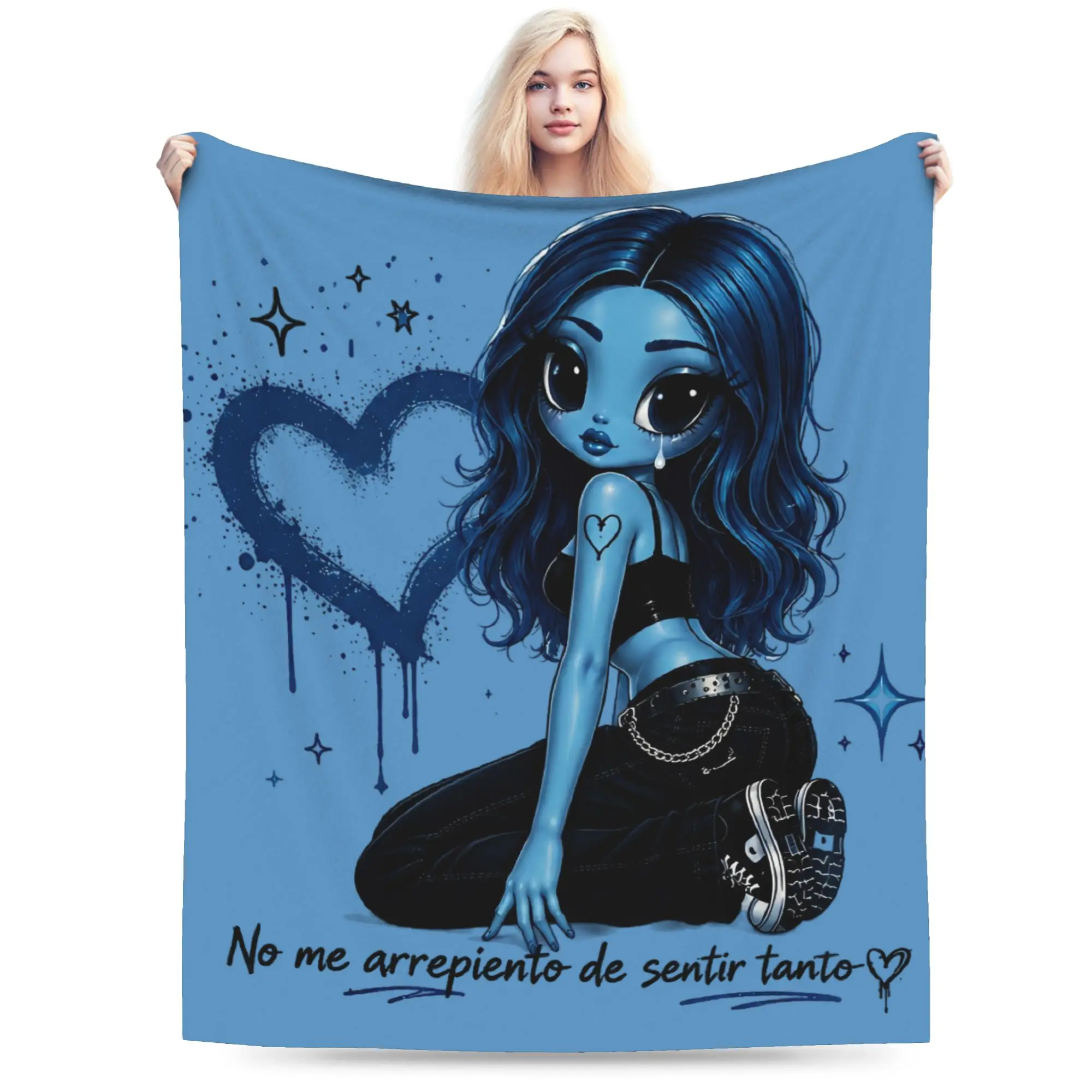 Relax No Me Arrepiento De Sentir Tanto Karols G NMADST  Blanket Merch Bedding Decorative  Throws And Blankets Super Soft Fleece